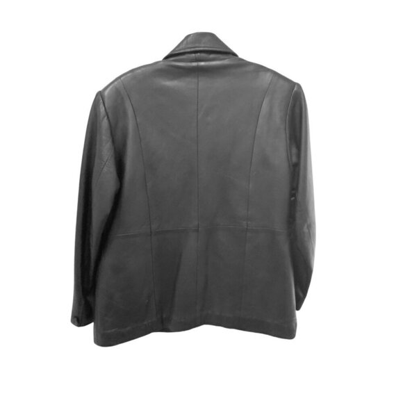 Hudson womens leather jacket Med 38ch 26L excellent condition - Picture 5 of 9